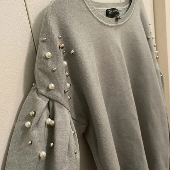 NWT INC Beaded Embellished Sweater - Picture 4 of 8